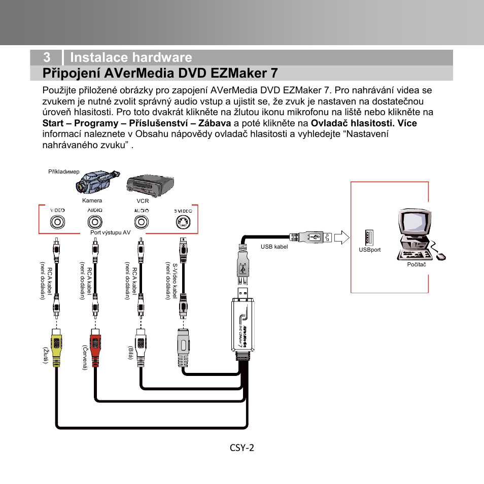 Csy-2 | AverMedia C039 User Manual | Page 36 / 72