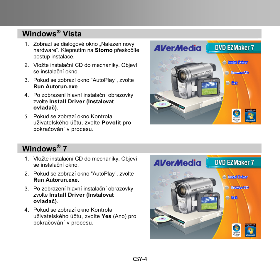 Windows, Vista | AverMedia C039 User Manual | Page 38 / 72