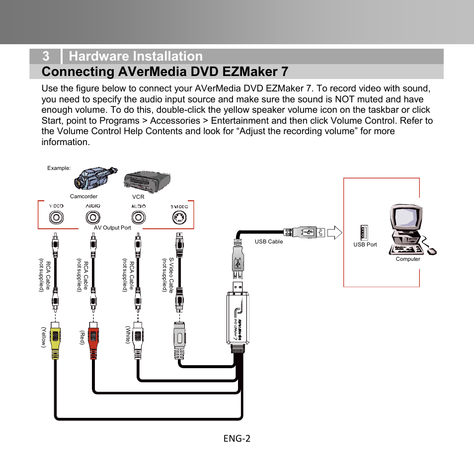 Eng-2 | AverMedia C039 User Manual | Page 6 / 72