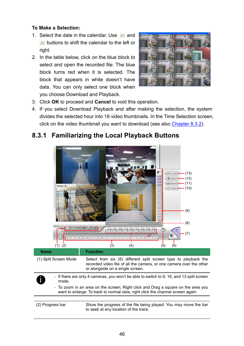 1 familiarizing the local playback buttons | AVerMedia Technologies EB1304 NET User Manual | Page 52 / 56