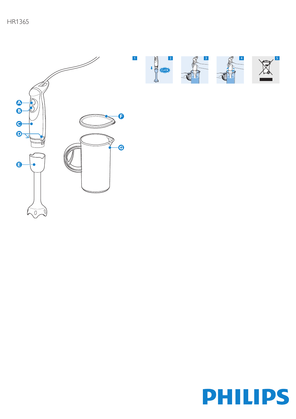 Philips Daily Collection Mixeur plongeant User Manual | 9 pages