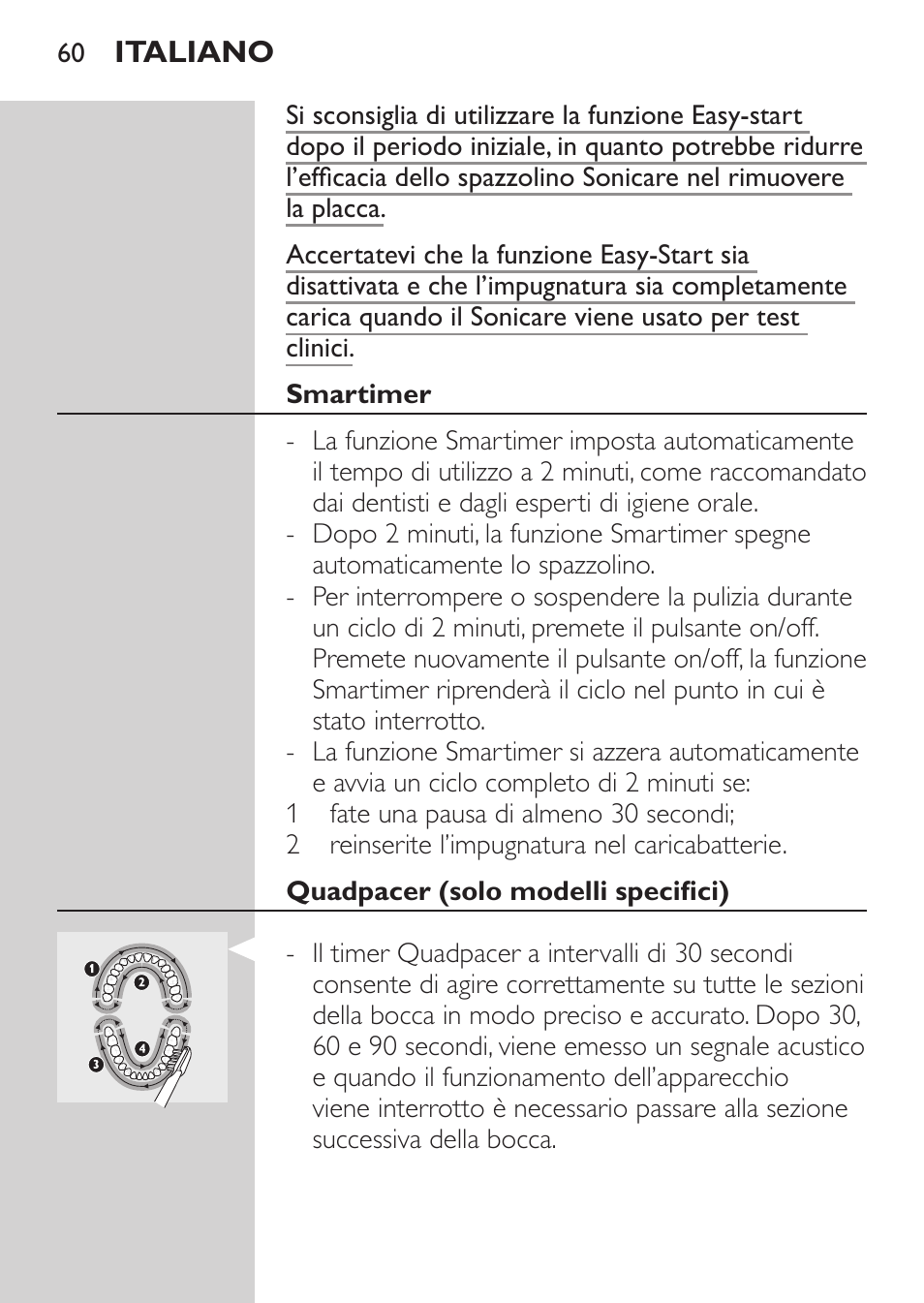 Philips Sonicare CleanCare Brosse à dents sonique rechargeable User Manual | Page 60 / 88