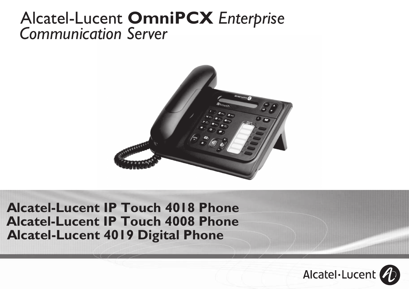 Alcatel 4008/4018/4019 User Manual | 24 pages
