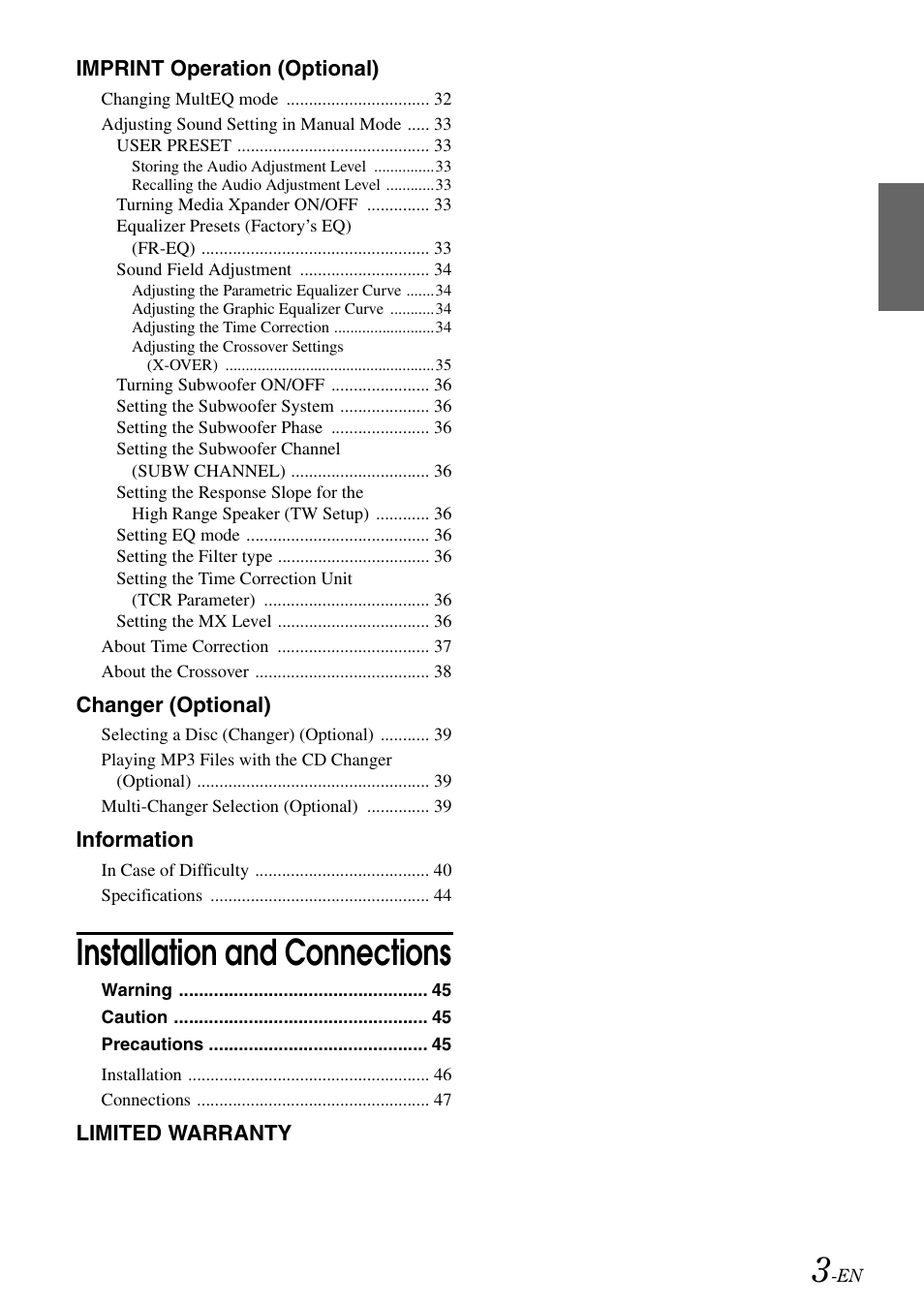 Installation and connections | Alpine CDA-118M User Manual | Page 5 / 51