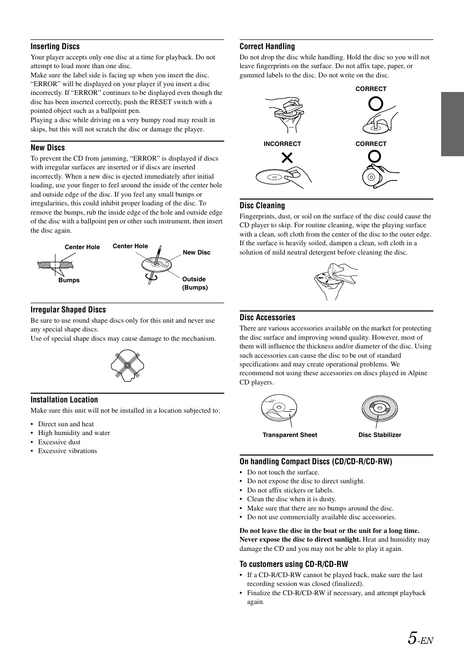 Alpine CDA-118M User Manual | Page 7 / 51