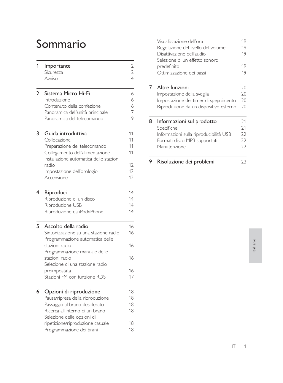 Philips Élégante microchaîne User Manual | Page 112 / 180