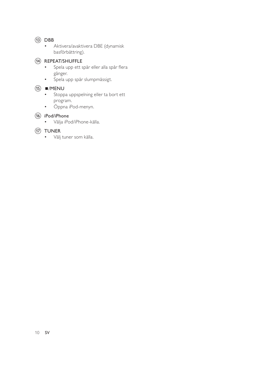 Philips Élégante microchaîne User Manual | Page 168 / 180