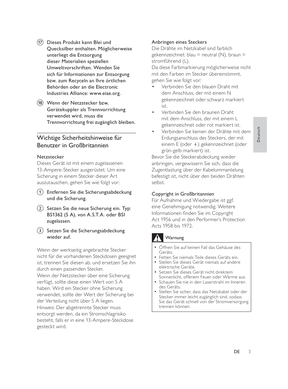 Philips Élégante microchaîne User Manual | Page 45 / 180