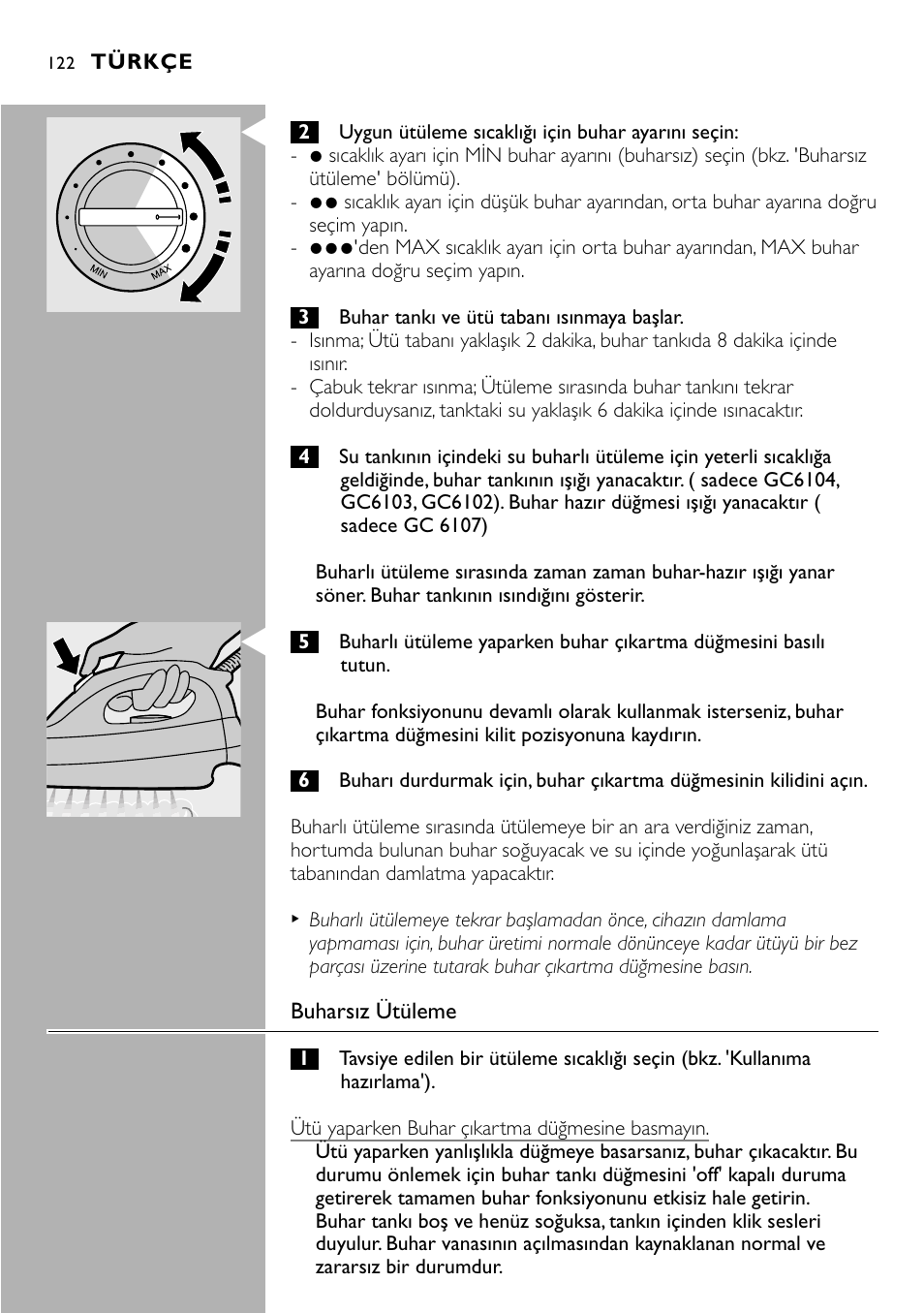 Philips Centrale vapeur sous pression User Manual | Page 122 / 130