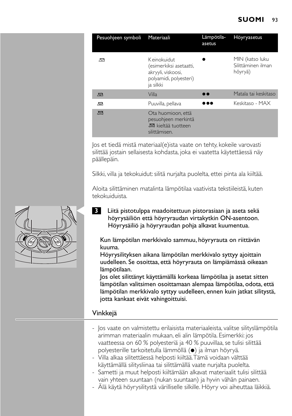 Philips Centrale vapeur sous pression User Manual | Page 93 / 130