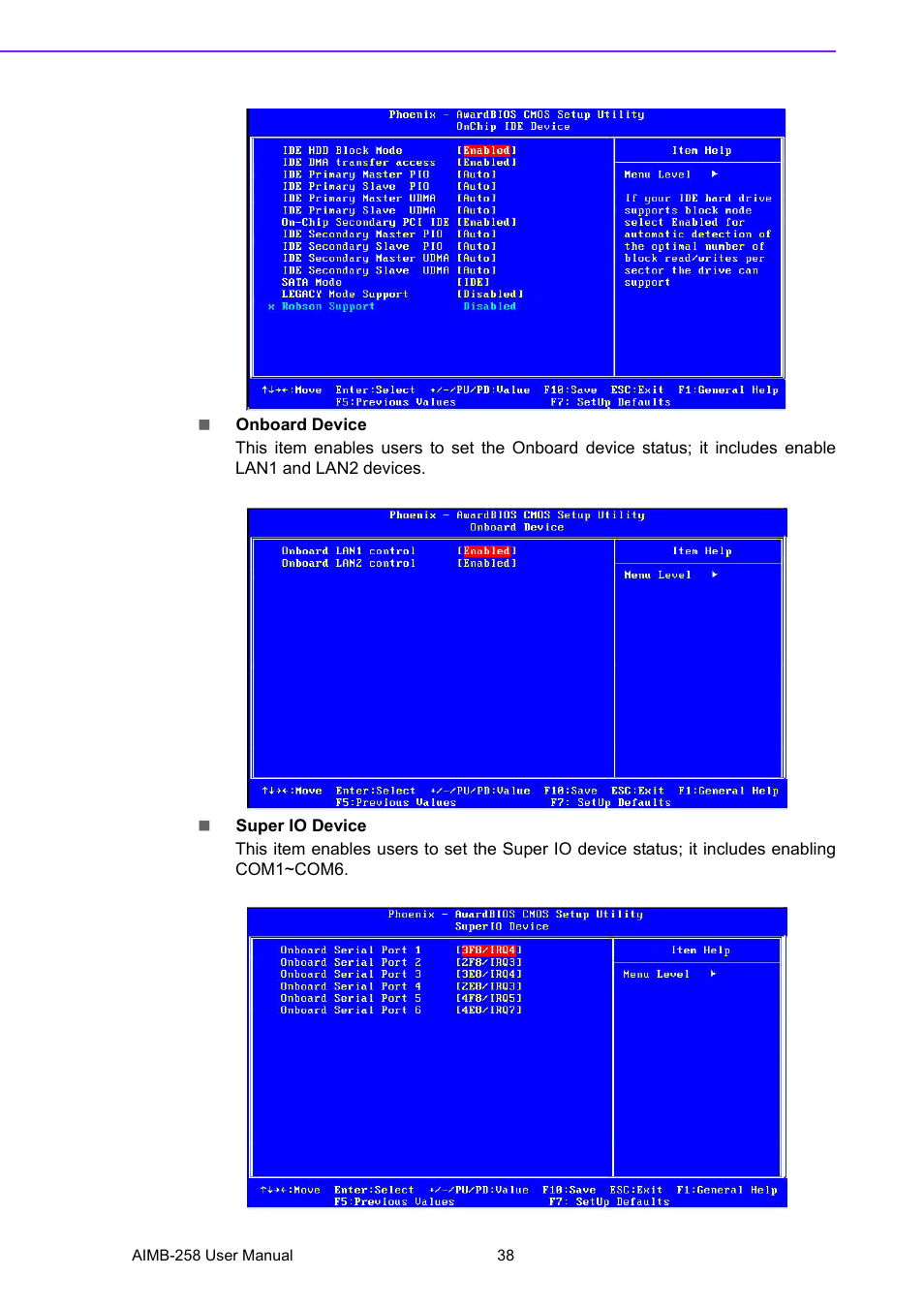 Advantech AIMB-258 User Manual | Page 46 / 84
