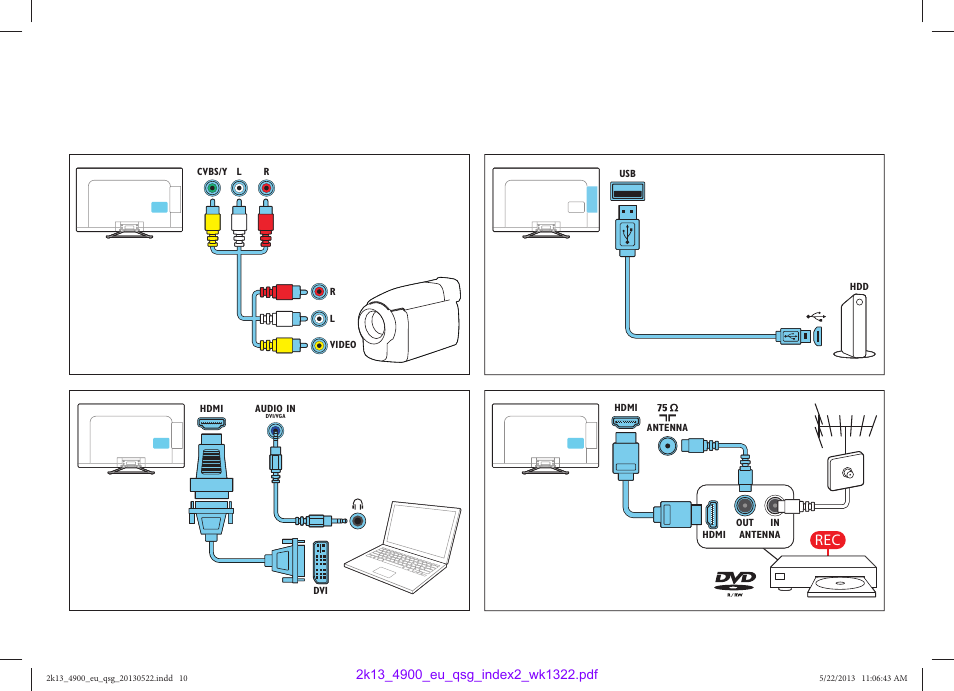 Philips 4900 series Téléviseur LED Smart TV ultra-plat 3D User Manual | Page 10 / 18