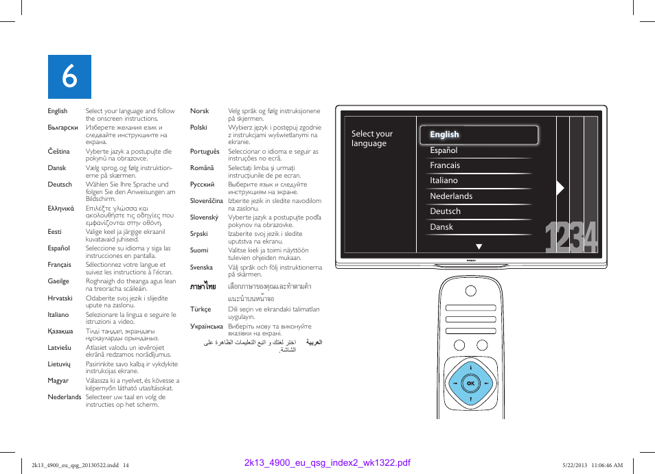 Philips 4900 series Téléviseur LED Smart TV ultra-plat 3D User Manual | Page 14 / 18
