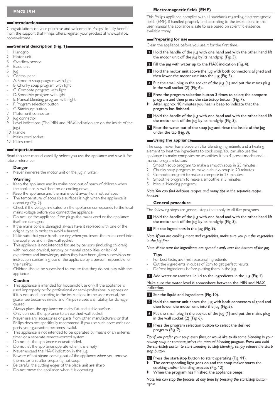 Philips Viva Collection SoupMaker User Manual | Page 2 / 10