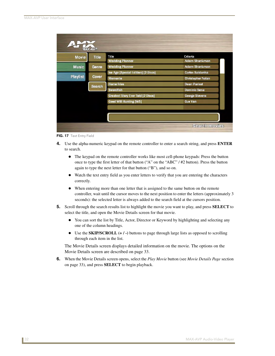 AMX MAX-AVP User Manual | Page 38 / 60