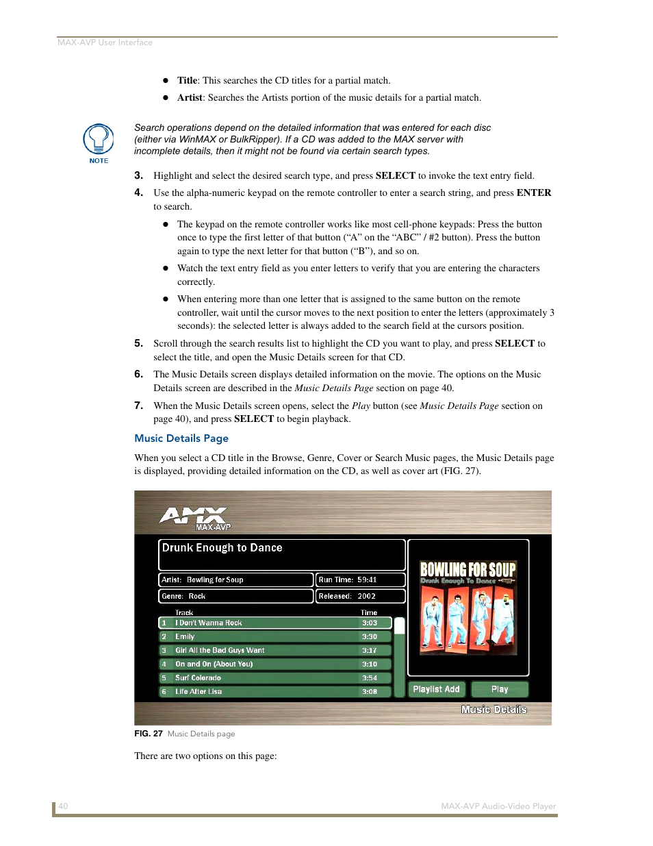 AMX MAX-AVP User Manual | Page 46 / 60