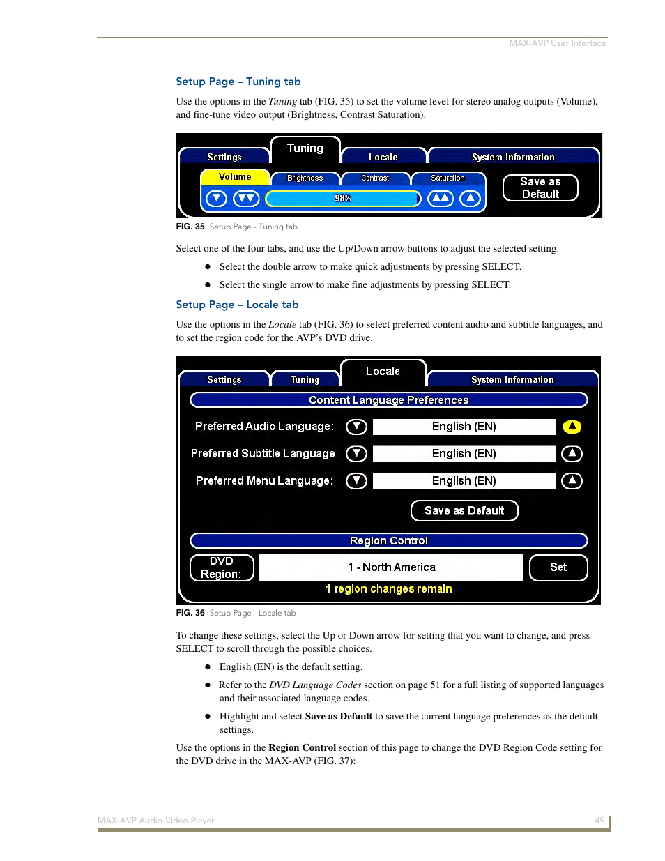 AMX MAX-AVP User Manual | Page 55 / 60