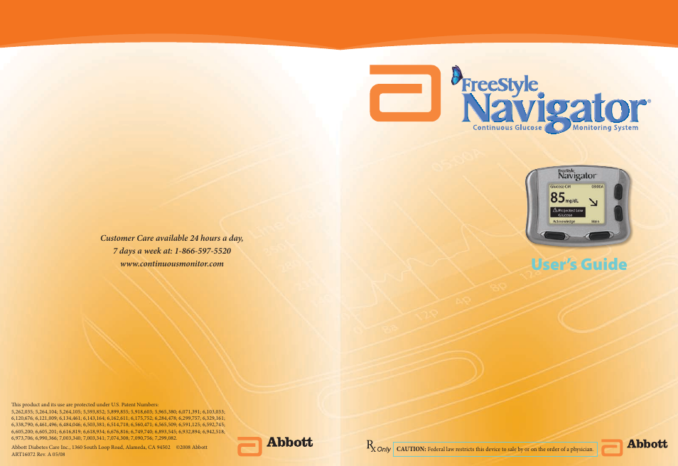 Abbott Freestyle PRT03831-xxx User Manual | 195 pages