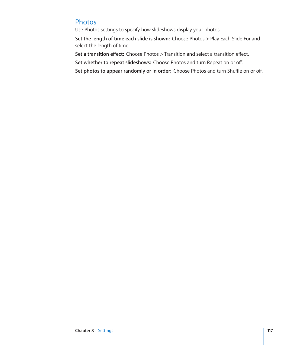 Photos, 117 photos | Apple iPhone/iPhone 3G (User manual) User Manual | Page 117 / 154