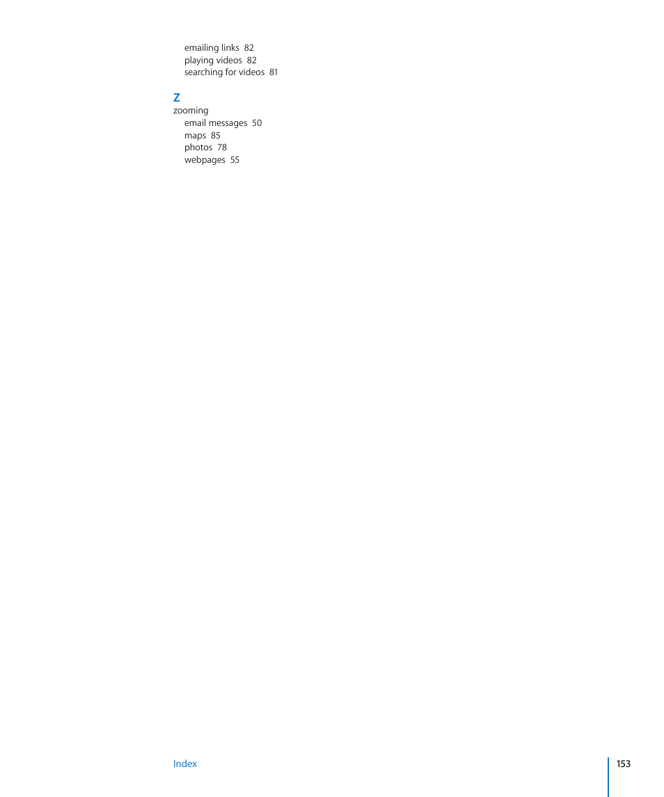 Apple iPhone/iPhone 3G (User manual) User Manual | Page 153 / 154