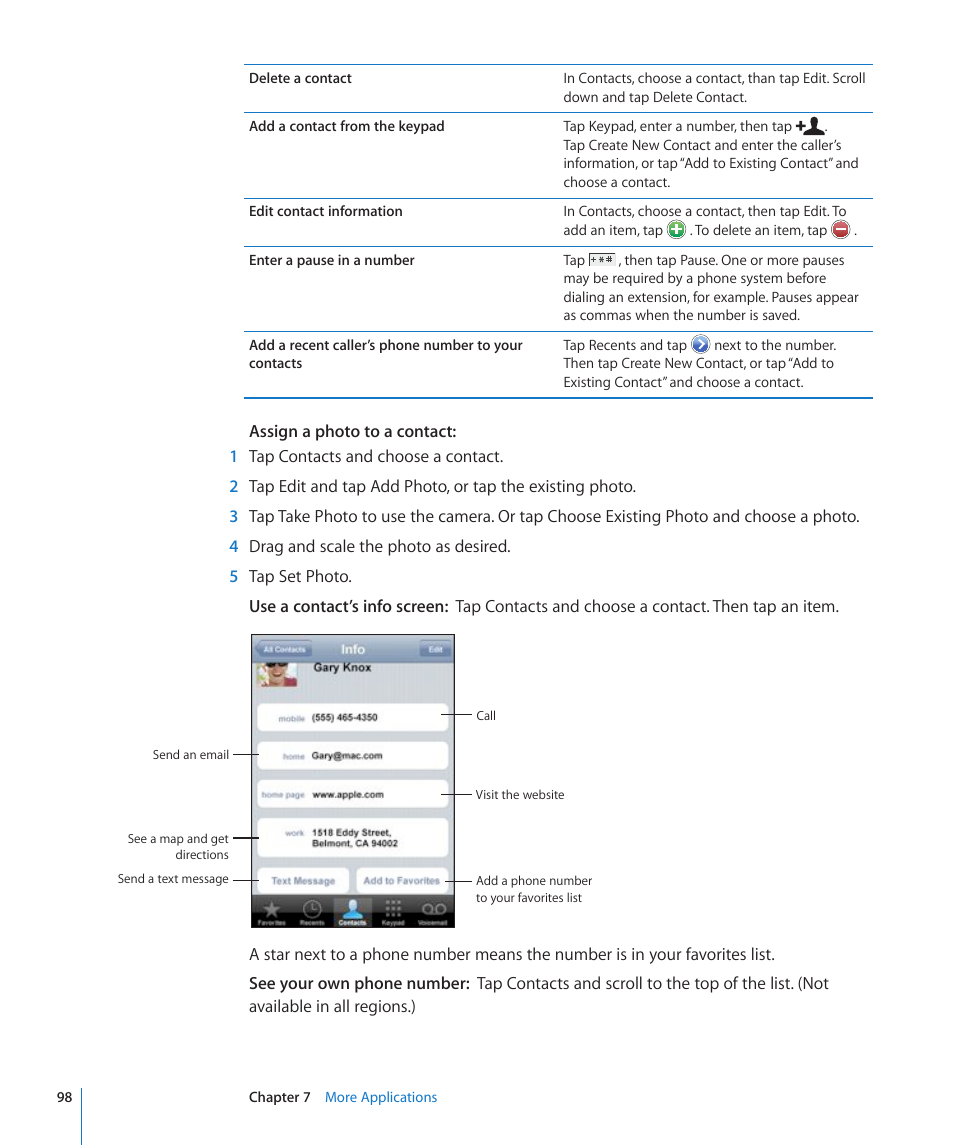 Apple iPhone/iPhone 3G (User manual) User Manual | Page 98 / 154