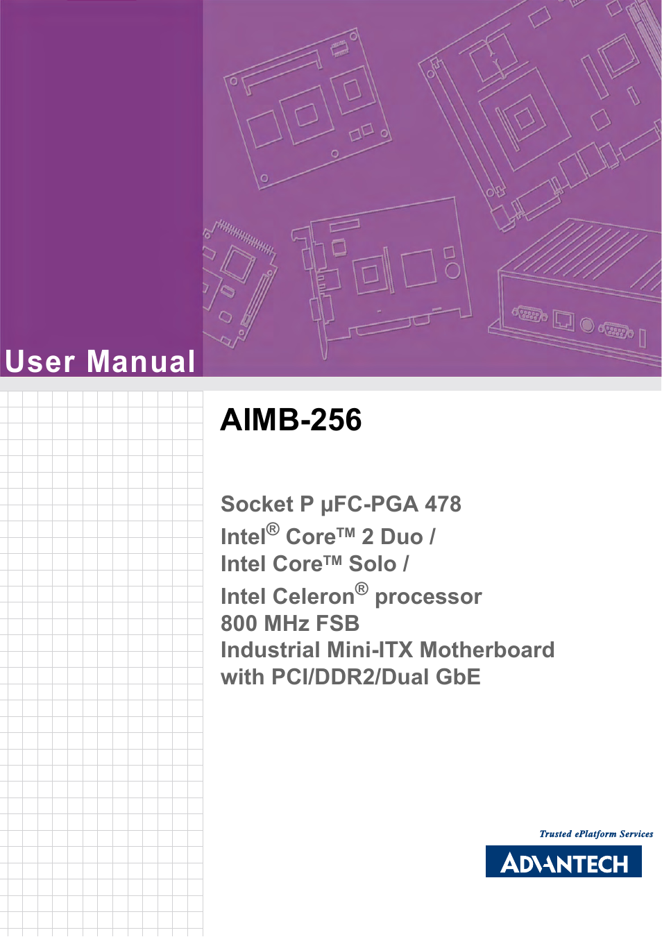 Advantech AIMB-256 User Manual | 86 pages