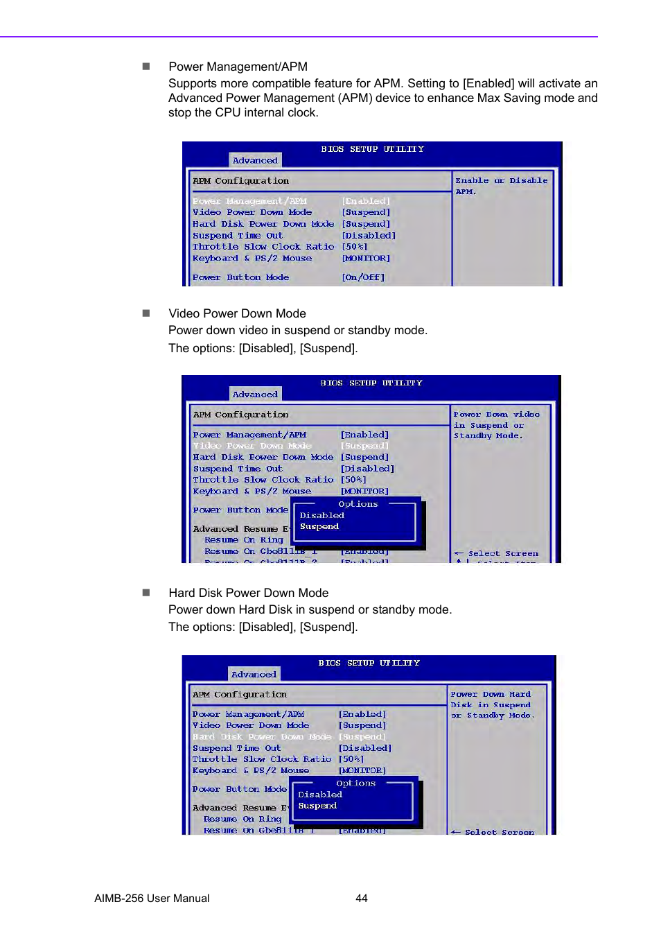 Advantech AIMB-256 User Manual | Page 50 / 86