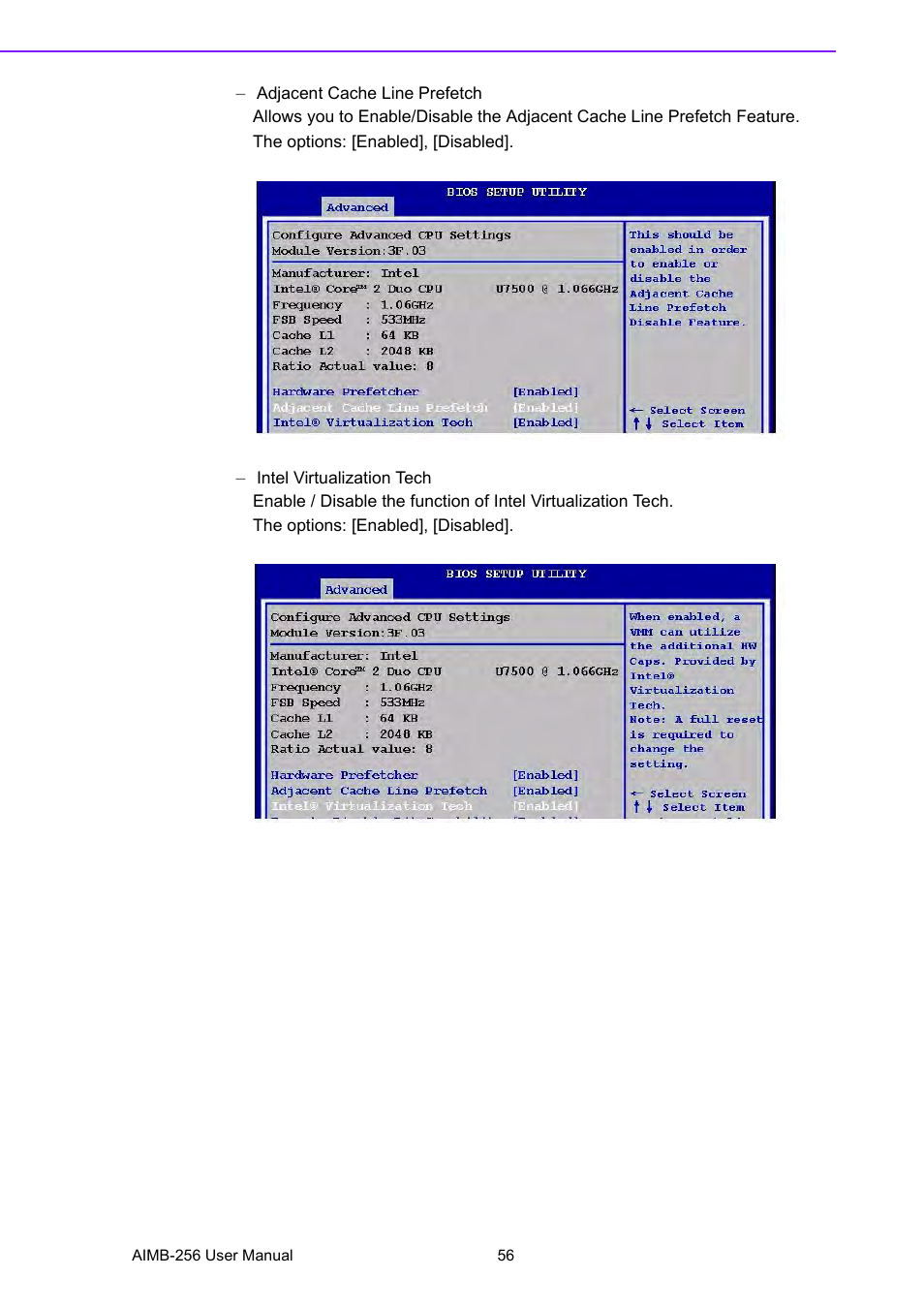 Advantech AIMB-256 User Manual | Page 62 / 86