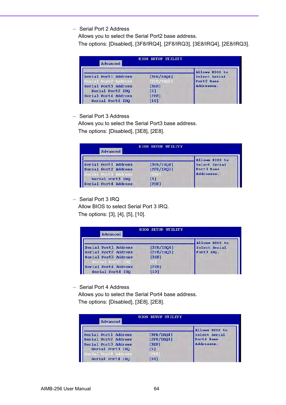 Advantech AIMB-256 User Manual | Page 70 / 86