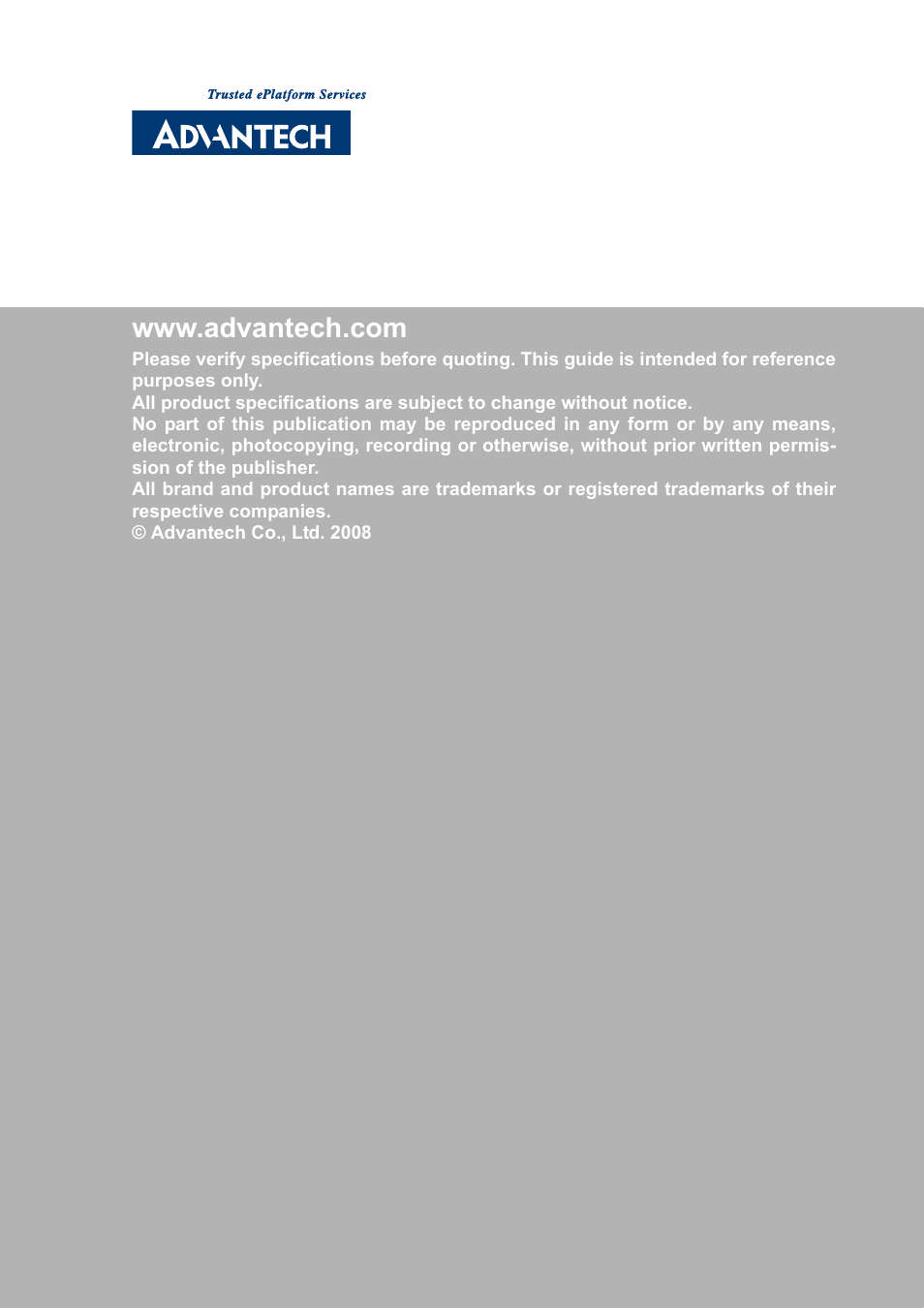 Advantech AIMB-256 User Manual | Page 86 / 86