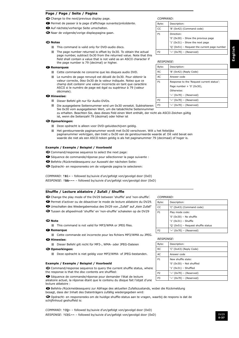 Arcam DV29 User Manual | Page 37 / 42