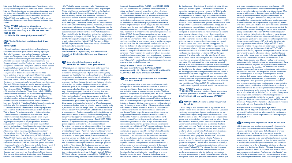 Philips AVENT Biberon User Manual | Page 2 / 4