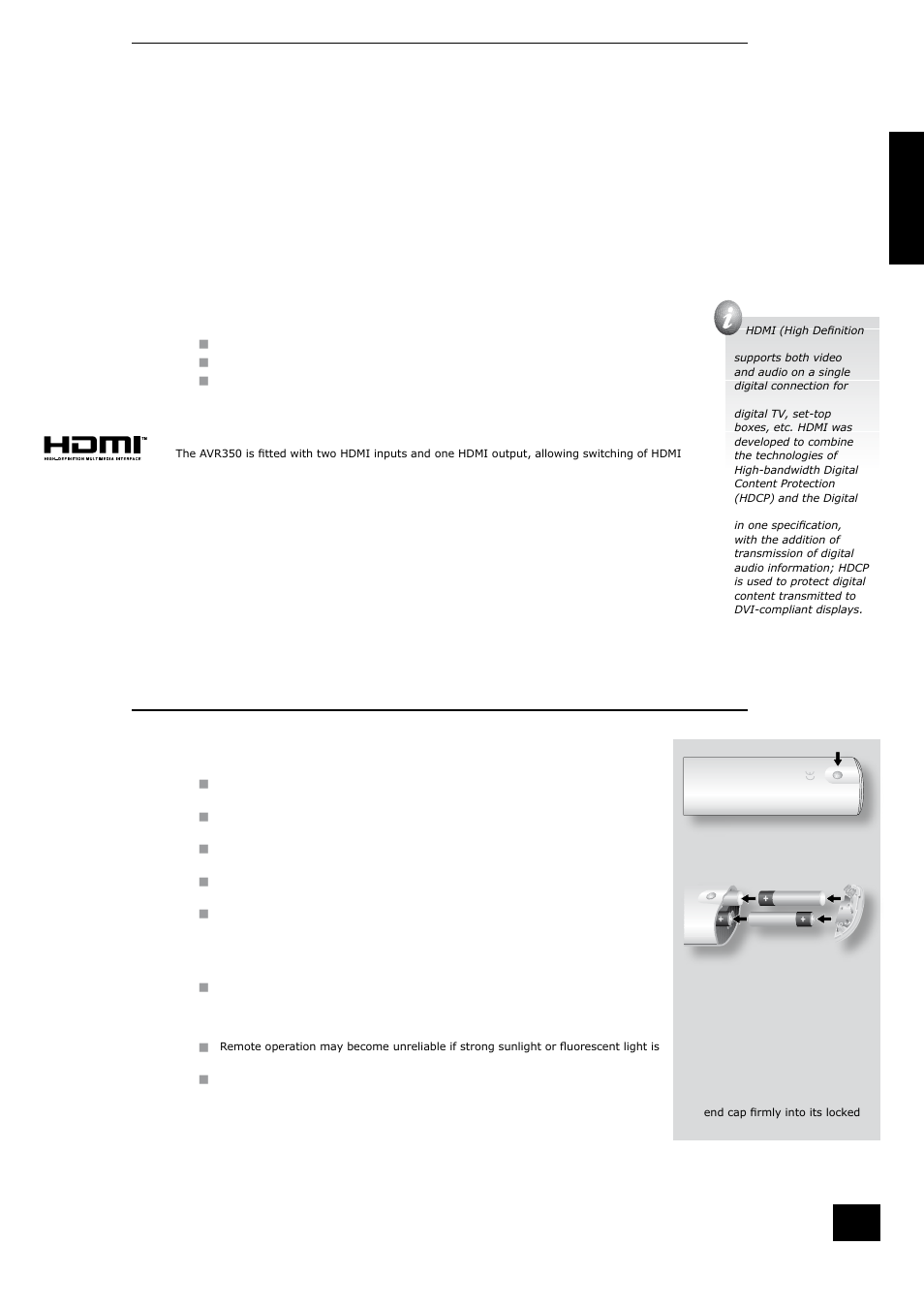 Before making connections, Using the remote control | Arcam AVR350 User Manual | Page 5 / 38