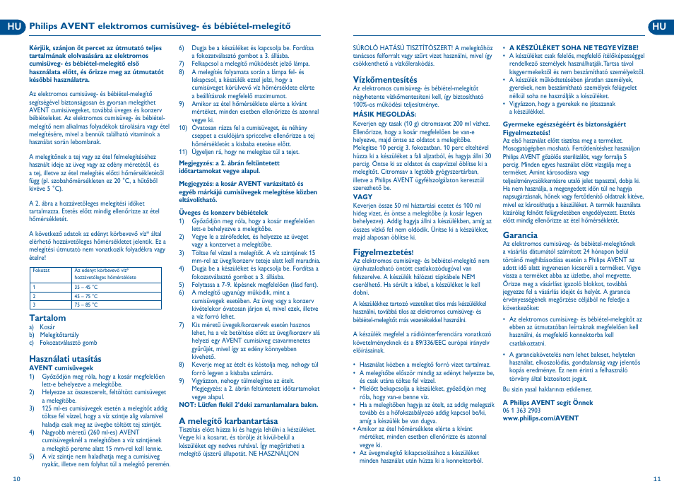 Philips AVENT Kit solutions biberon User Manual | Page 6 / 16