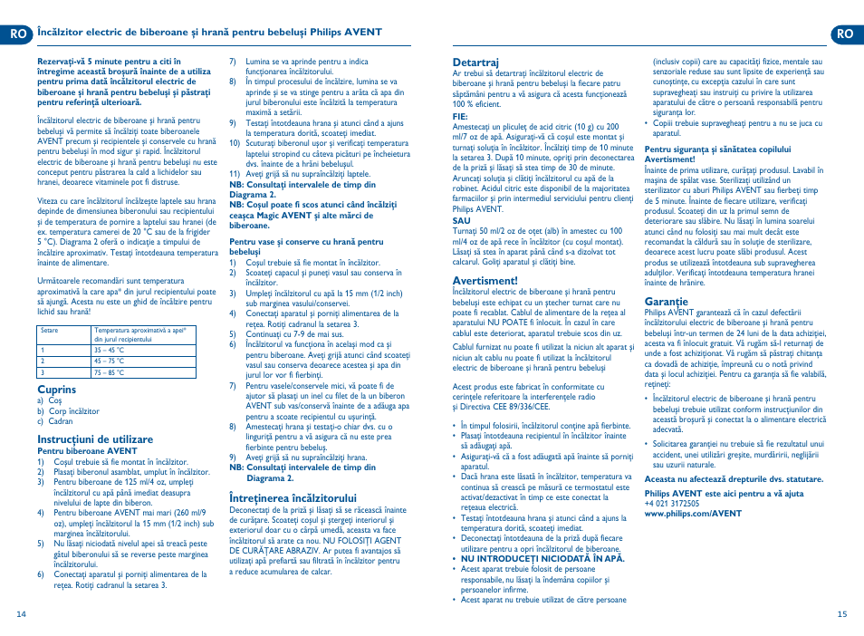 Philips AVENT Kit solutions biberon User Manual | Page 8 / 16