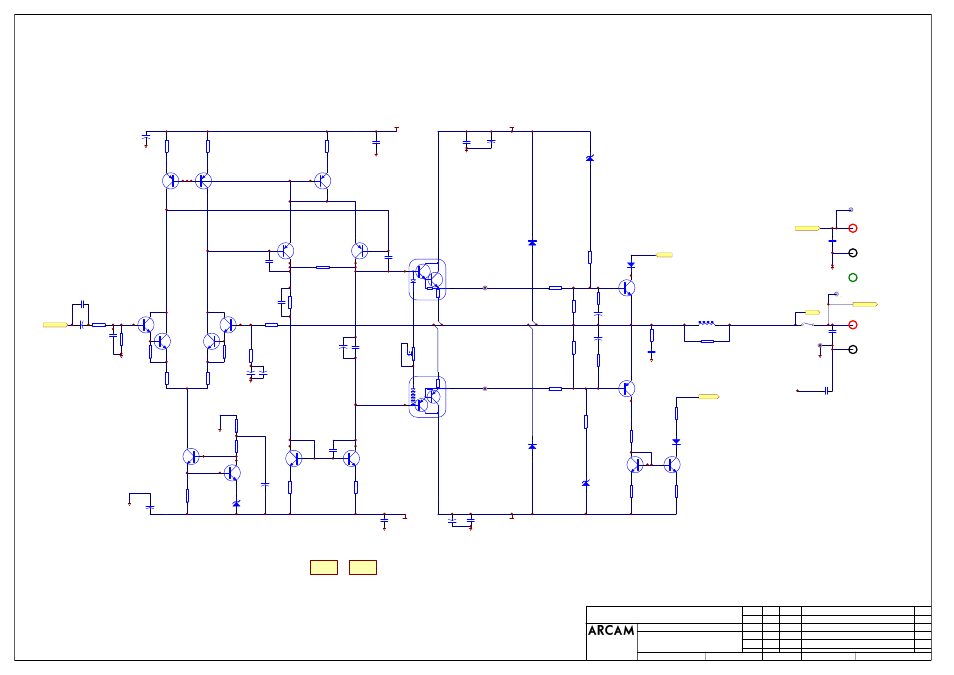 Use 'exlude a65' filter for bom, A65 plus amp, Right channel power amplifier | Arcam DiVA Ampliers P75 Plus User Manual | Page 10 / 42