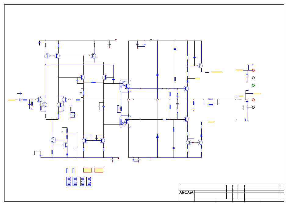 A75 plus amp, Left channel power amplifier | Arcam DiVA Ampliers P75 Plus User Manual | Page 13 / 42