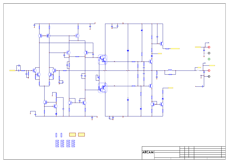 Use 'exlude a65' filter for bom, A65 plus amp, Left channel power amplifier | Arcam DiVA Ampliers P75 Plus User Manual | Page 6 / 42