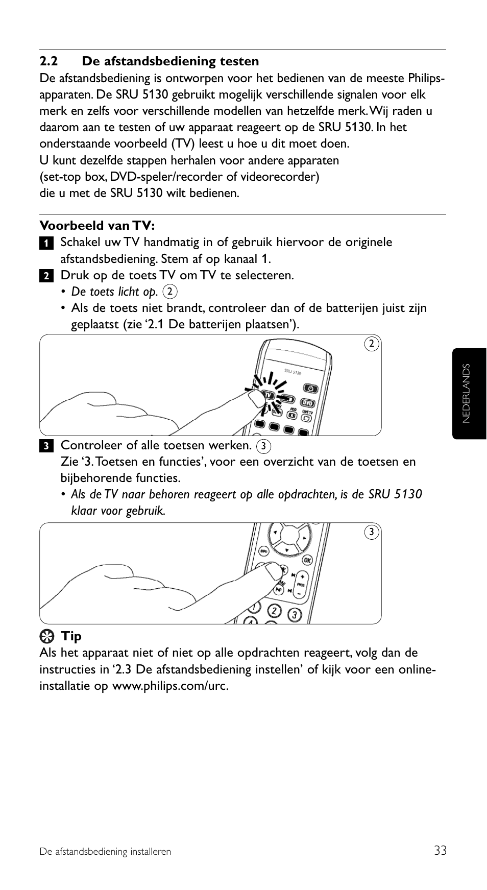 Philips Télécommande universelle User Manual | Page 33 / 100