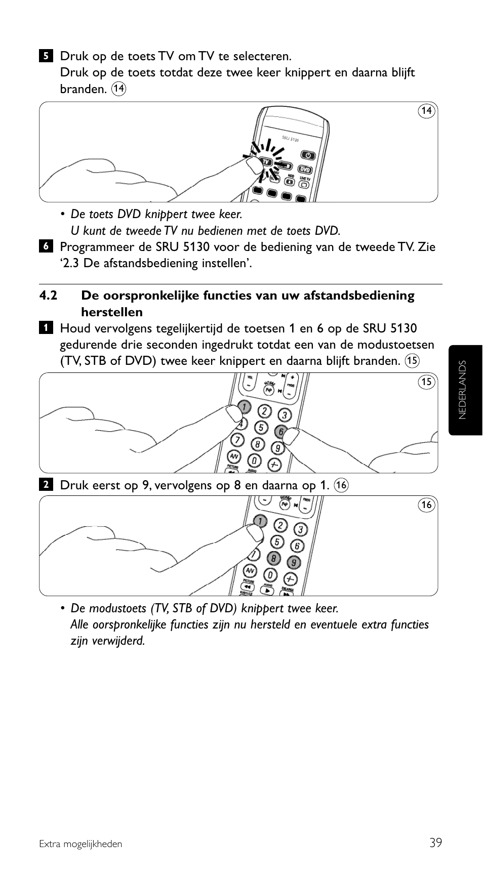 Philips Télécommande universelle User Manual | Page 39 / 100