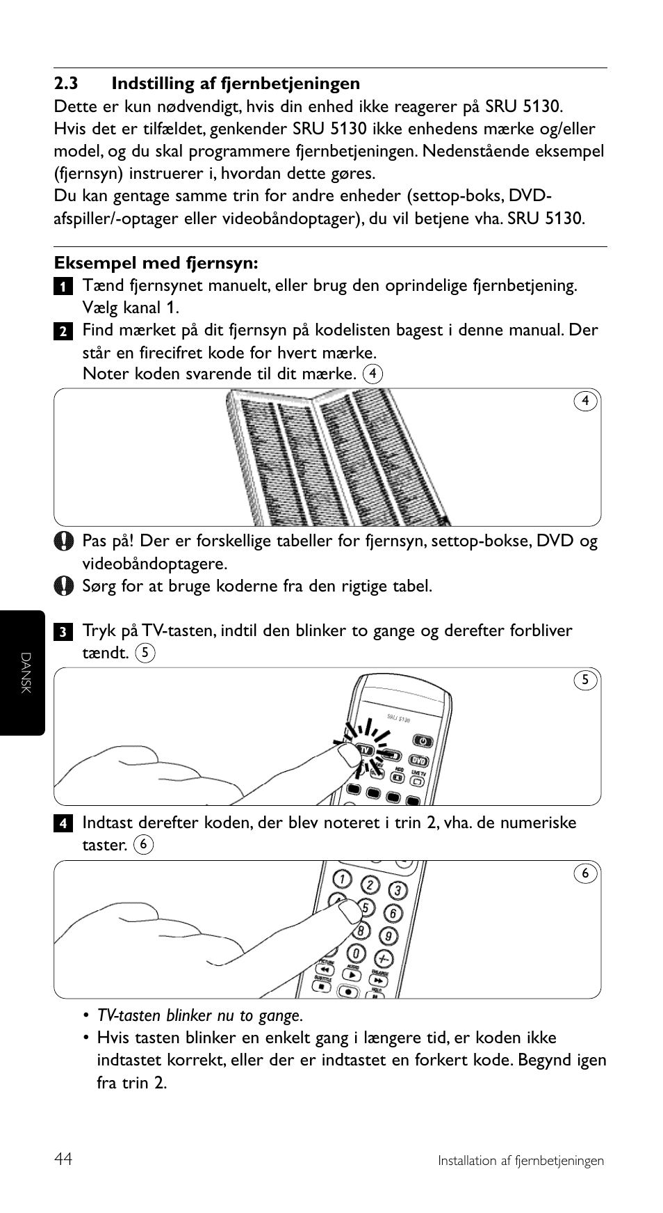 Philips Télécommande universelle User Manual | Page 44 / 100