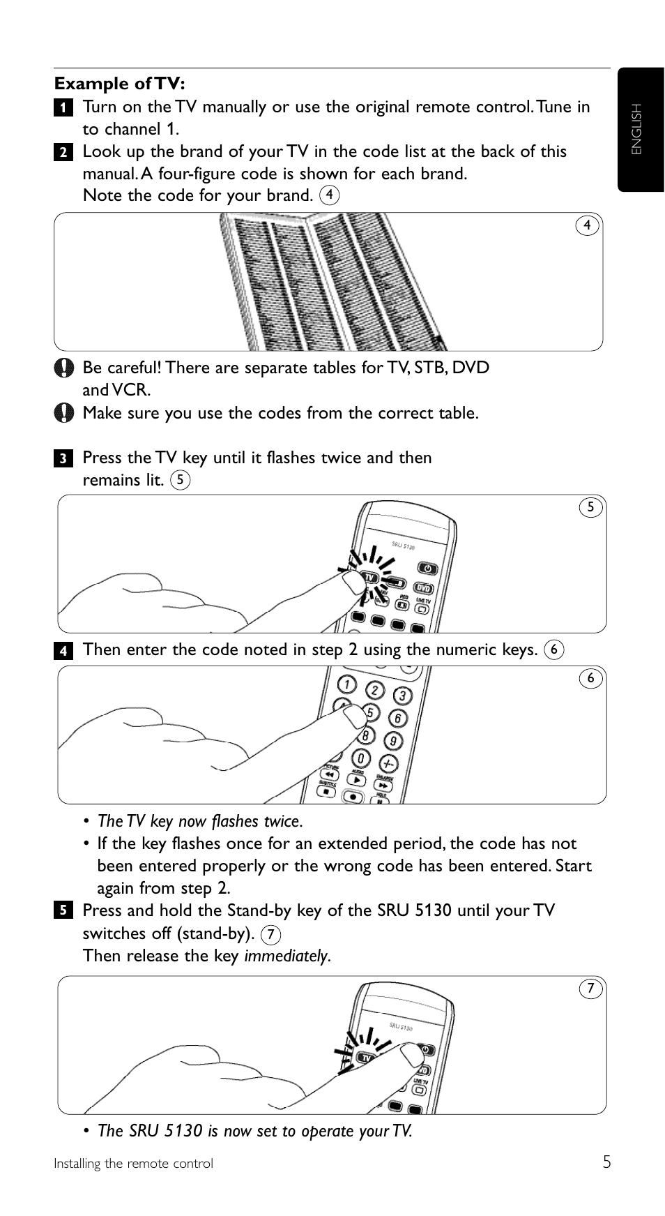 Philips Télécommande universelle User Manual | Page 5 / 100