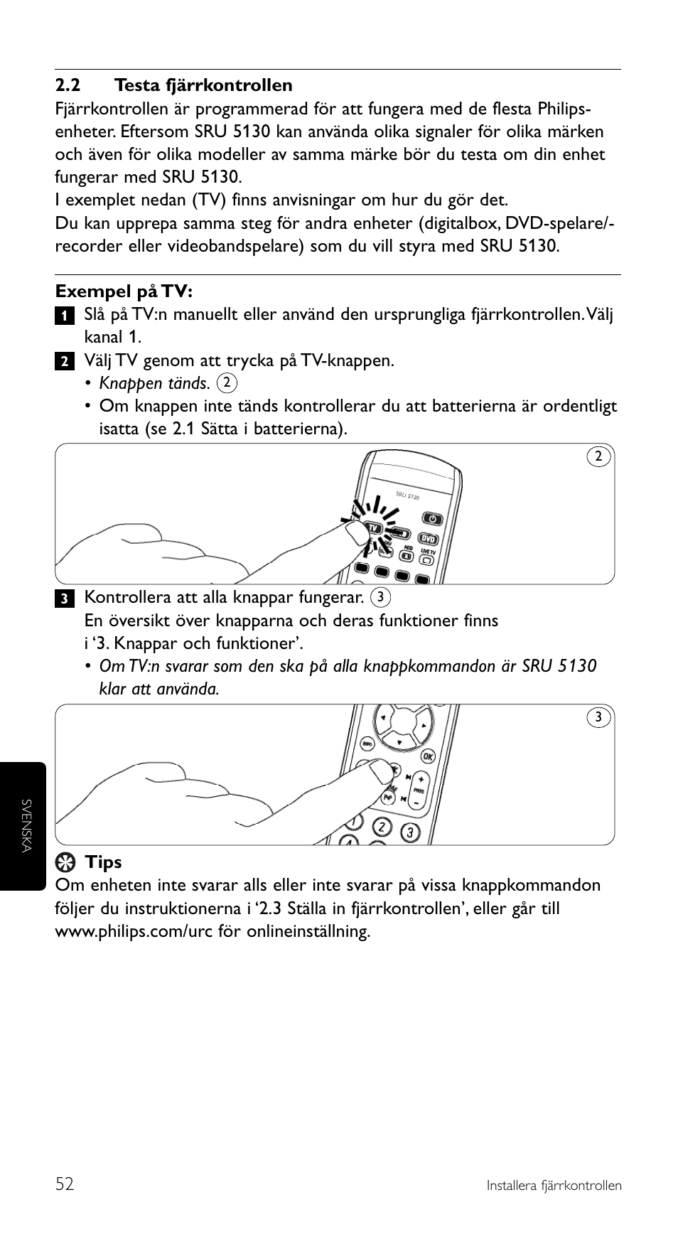 Philips Télécommande universelle User Manual | Page 52 / 100