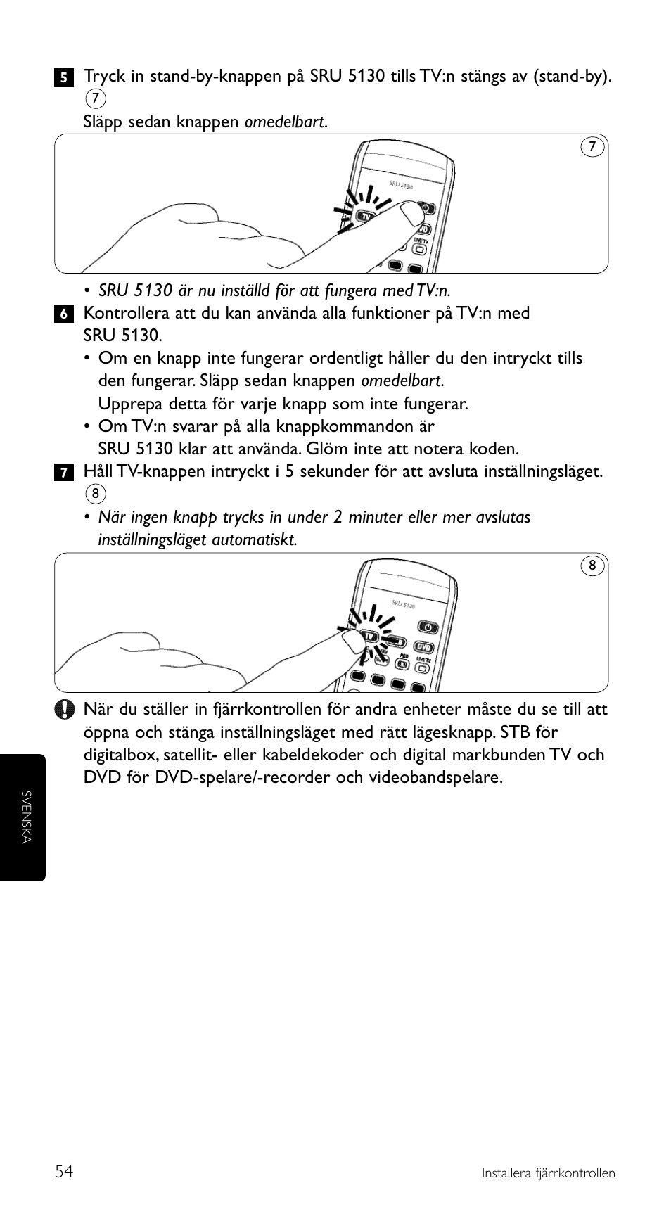 Philips Télécommande universelle User Manual | Page 54 / 100