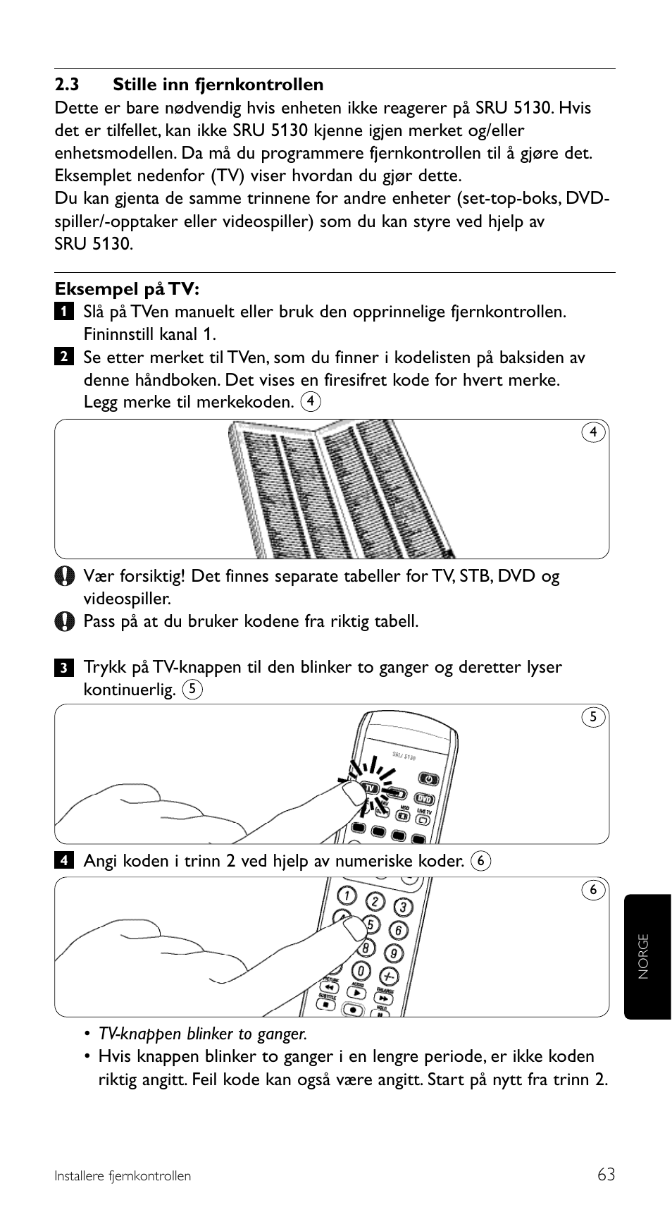 Philips Télécommande universelle User Manual | Page 63 / 100