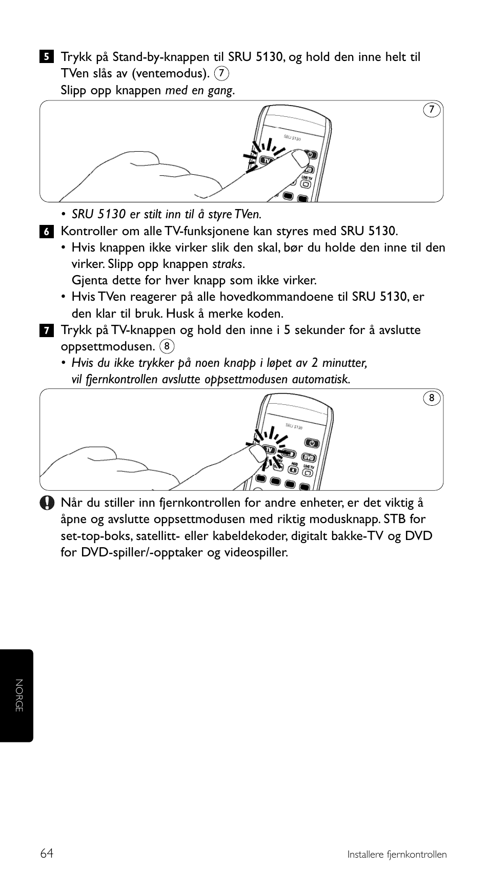 Philips Télécommande universelle User Manual | Page 64 / 100