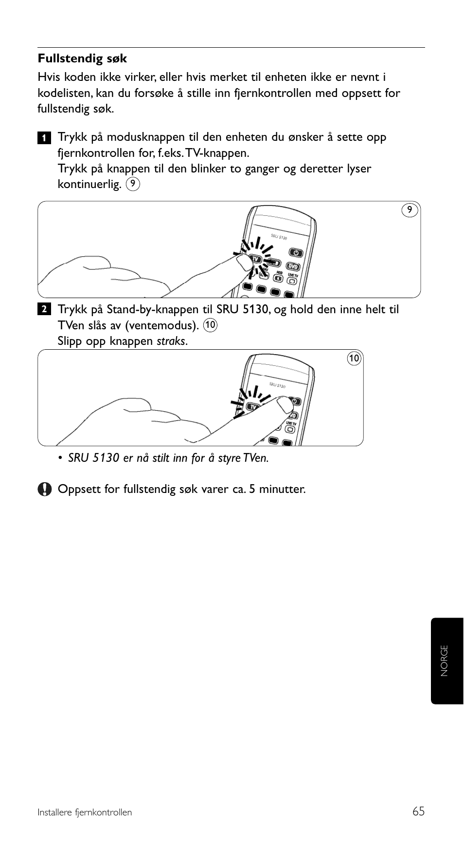 Philips Télécommande universelle User Manual | Page 65 / 100