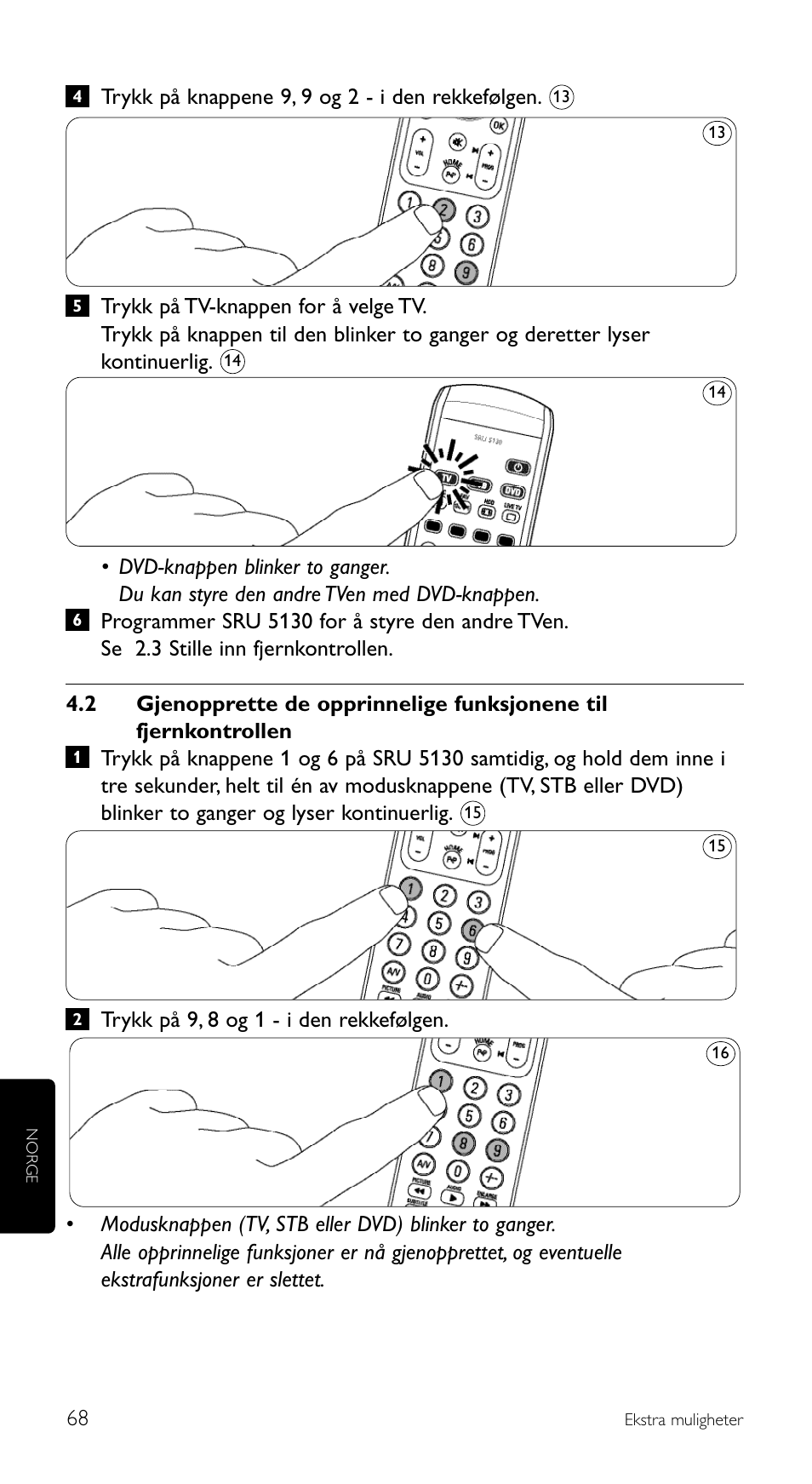 Philips Télécommande universelle User Manual | Page 68 / 100