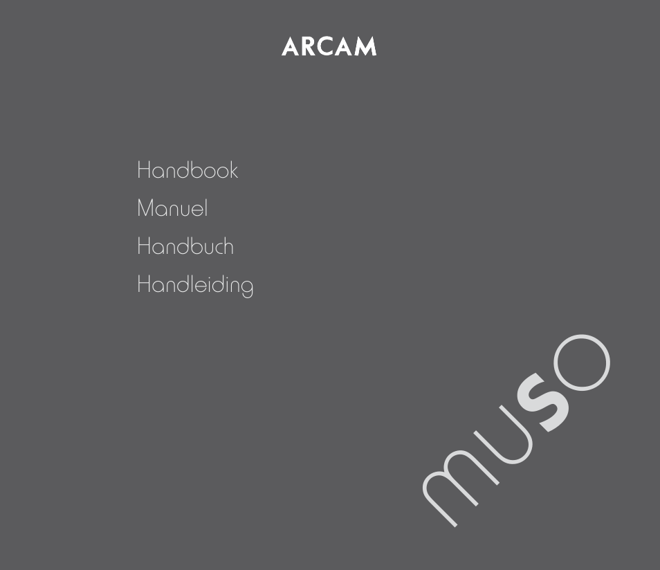 Arcam Muso User Manual | 8 pages