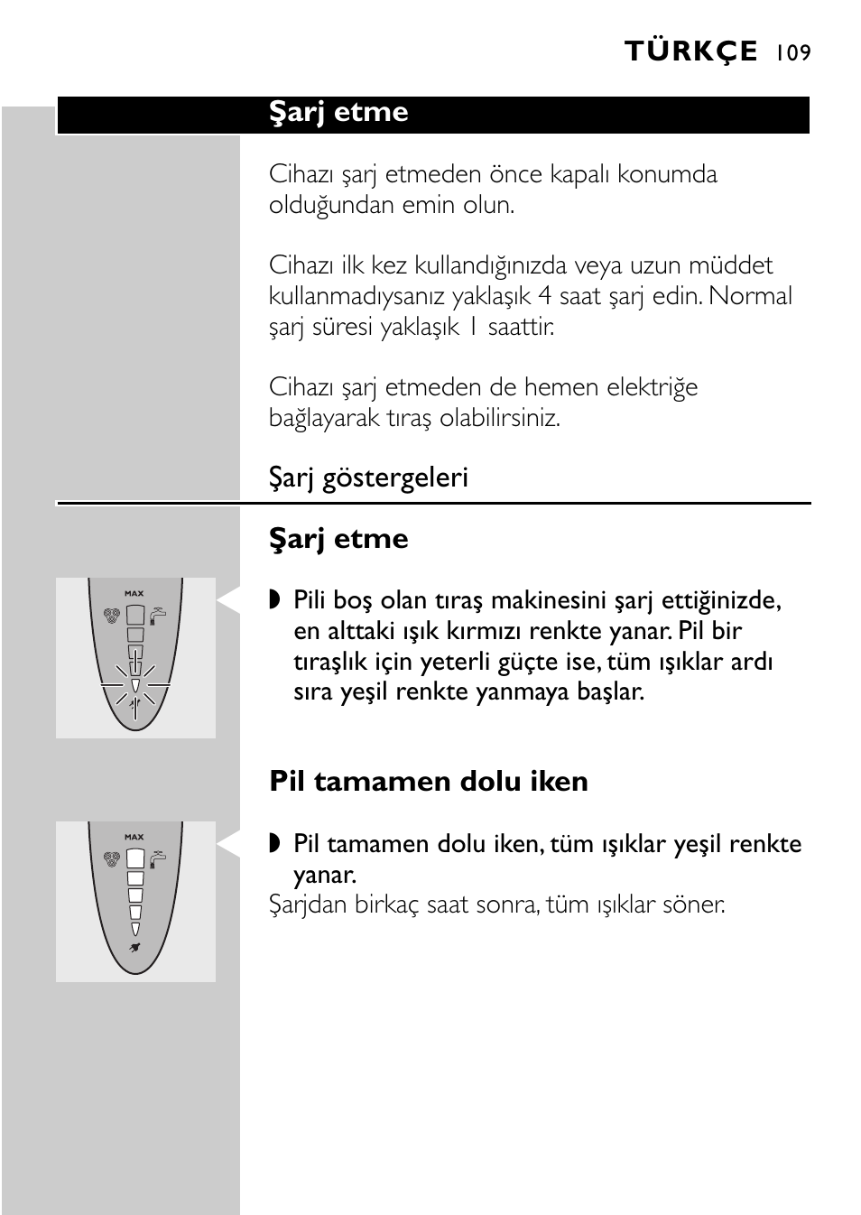 Philips Rasoir électrique User Manual | Page 107 / 120